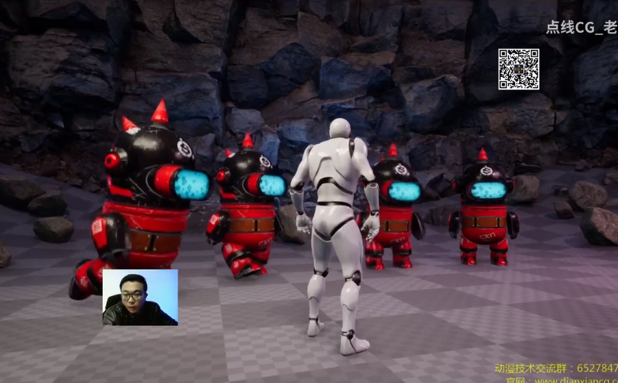 机器人-绑定、动画、UE4全流程